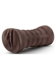 Коричневый мастурбатор-вагина Hot Chocolate Brianna - Blush Novelties - в Балашихе купить с доставкой