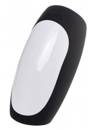 Черно-белый перезаряжаемый мастурбатор Erotist Hailstorm - Erotist Adult Toys - в Балашихе купить с доставкой