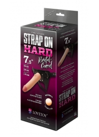 Пояс-трусики с насадкой Hard brutal-consul - 19 см. - LOVETOY (А-Полимер) - купить с доставкой в Балашихе