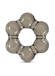 Дымчатое эрекционное кольцо Stay Hard Thick Bead Cock Ring - Blush Novelties - в Балашихе купить с доставкой