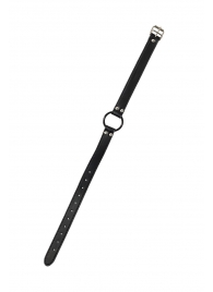 Черный кляп-кольцо Modesty - Lola Games - купить с доставкой в Балашихе