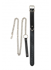 Черный ошейник с поводком Wild - Lola Games - купить с доставкой в Балашихе