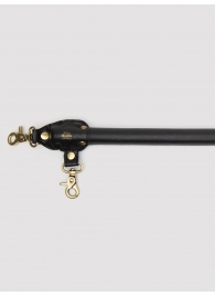 Черная распорка для ног Bound to You Faux Leather Spreader Bar - 50,8 см. - Fifty Shades of Grey - купить с доставкой в Балашихе