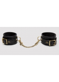 Черные оковы на ноги Bound to You Faux Leather Ankle Cuffs - Fifty Shades of Grey - купить с доставкой в Балашихе