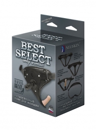 Пояс HARNESS BEST SELECT с вагинальной пробкой - LOVETOY (А-Полимер) - купить с доставкой в Балашихе