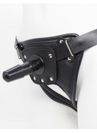 Черный пояс для насадок CLASS STRAP Restyling - LOVETOY (А-Полимер) - купить с доставкой в Балашихе