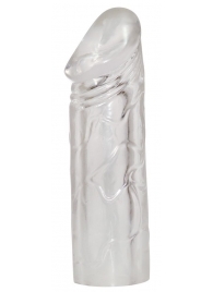 Удлиняющая насадка на пенис Mega Dick Sleeve Transparent - Orion - в Балашихе купить с доставкой
