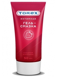 Смазка на водной основе TOREX  Сладкая клубника  - 50 мл. - Torex - купить с доставкой в Балашихе