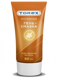 Смазка на водной основе TOREX  Чувственная ваниль  - 50 мл. - Torex - купить с доставкой в Балашихе