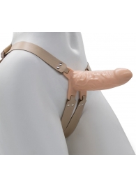 Телесный мужской парапротез MEN STYLE - 15 см. - LOVETOY (А-Полимер) - купить с доставкой в Балашихе
