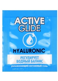 Лубрикант на водной основе Active Glide с гиалуроновой кислотой - 3 гр. - Биоритм - купить с доставкой в Балашихе