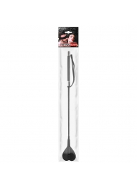 Черный стек с наконечником-сердечком - 54 см. - Notabu - купить с доставкой в Балашихе