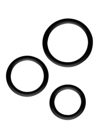 Набор из 3 эрекционных колец SILICONE COCKRINGS - Dream Toys - в Балашихе купить с доставкой