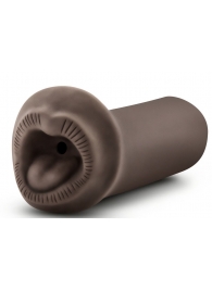Коричневый мастурбатор-ротик Naughty Nicole - Blush Novelties - в Балашихе купить с доставкой