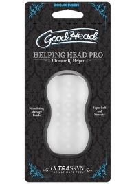 Прозрачный мини-мастурбатор Helping Head Pro - Doc Johnson - в Балашихе купить с доставкой
