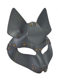 Серая маска Wolf с клепками - Sitabella - купить с доставкой в Балашихе