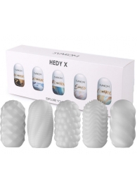 Набор из 5 мастурбаторов Hedy X5 Mixed - Svakom - в Балашихе купить с доставкой