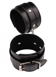 Черные оковы Classic Ankle Cuffs - Chisa - купить с доставкой в Балашихе