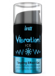 Жидкий интимный гель с эффектом вибрации Vibration! Ice - 15 мл. - INTT - купить с доставкой в Балашихе