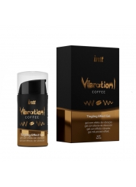 Жидкий интимный гель с эффектом вибрации Vibration! Coffee - 15 мл. - INTT - купить с доставкой в Балашихе