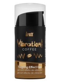 Жидкий интимный гель с эффектом вибрации Vibration! Coffee - 15 мл. - INTT - купить с доставкой в Балашихе