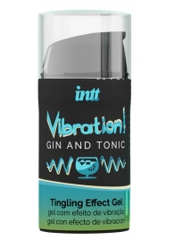 Жидкий интимный гель с эффектом вибрации Vibration! Gin   Tonic - 15 мл. - INTT - купить с доставкой в Балашихе