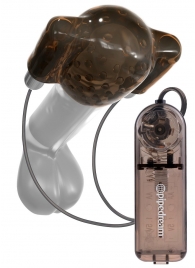Дымчатый вибростимулятор головки пениса Dual Vibrating Head Teaser - Pipedream - в Балашихе купить с доставкой