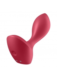 Красный вибромассажёр простаты Satisfyer Backdoor Lover - 14 см. - Satisfyer - в Балашихе купить с доставкой