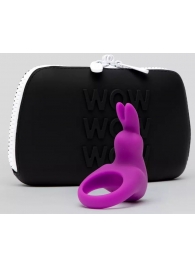 Фиолетовое эрекционное виброкольцо Happy Rabbit Cock Ring Kit - Happy Rabbit - в Балашихе купить с доставкой