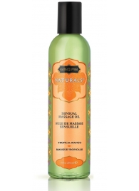 Массажное масло Naturals Tropical Mango с ароматом манго - 236 мл. - Kama Sutra - купить с доставкой в Балашихе