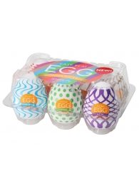 Набор из 6 мастурбаторов Tenga EGG IV с различным рельефом - Tenga - в Балашихе купить с доставкой