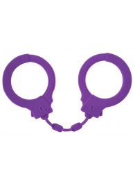 Фиолетовые силиконовые поножи Limitation - Lola Games - купить с доставкой в Балашихе