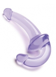 Фиолетовый безремневой страпон Strapless Strap-On - Lux Fetish - купить с доставкой в Балашихе