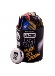 Текстурированные презервативы в кейсе MAXUS So Much Sex - 100 шт. - Maxus - купить с доставкой в Балашихе