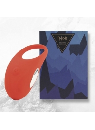 Красное кольцо с вибрацией Thor Cockring - FeelzToys - в Балашихе купить с доставкой