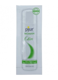 Лубрикант на водной основе pjur WOMAN Aloe - 2 мл. - Pjur - купить с доставкой в Балашихе