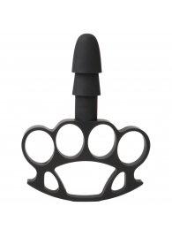 Кастет с штырьком для насадок Vac-U-Lock Knuckle Up - Doc Johnson - купить с доставкой в Балашихе