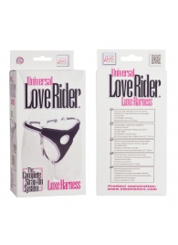 Трусы для страпона с универсальным креплением Universal Love Rider Luxe Harness - California Exotic Novelties - купить с доставкой в Балашихе