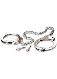 Металлические наручники Metal Leg Cuffs - Pipedream - купить с доставкой в Балашихе