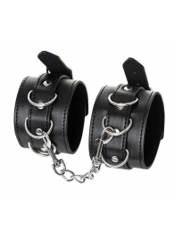 Черные оковы Anonymo из искусственной кожи - ToyFa - купить с доставкой в Балашихе