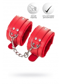 Красные оковы Anonymo из искусственной кожи - ToyFa - купить с доставкой в Балашихе