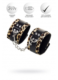 Наручники Anonymo с анималистическим принтом - ToyFa - купить с доставкой в Балашихе
