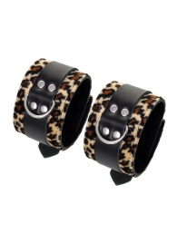 Наручники Anonymo с анималистическим принтом - ToyFa - купить с доставкой в Балашихе