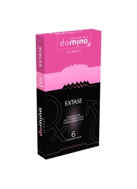 Презервативы с точками и рёбрышками DOMINO Classic Extase - 6 шт. - Domino - купить с доставкой в Балашихе