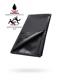 Черная простыня для секса из ПВХ - 220 х 200 см. - ToyFa - купить с доставкой в Балашихе