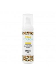 Разогревающее массажное масло с ароматом пина колада Gourmet Pina Colada - 50 мл. - Exsens - купить с доставкой в Балашихе