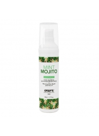 Разогревающее массажное масло с ароматом мохито Gourmet Mint Mojito - 50 мл. - Exsens - купить с доставкой в Балашихе