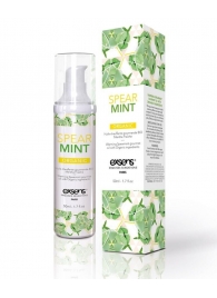 Разогревающее массажное масло Gourmet Spearmint Organic с органическими ингредиентами - 50 мл. - Exsens - купить с доставкой в Балашихе
