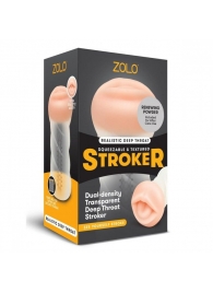 Мастурбатор-ротик ZOLO DEEP THROAT - Zolo - в Балашихе купить с доставкой