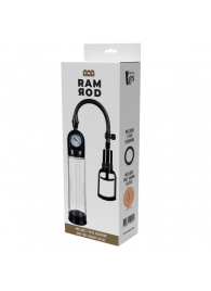 Прозрачная вакуумная помпа с манометром Deluxe Penis Pump - Dream Toys - в Балашихе купить с доставкой